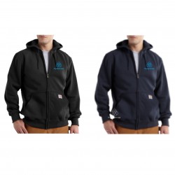 Carhartt Rain Defender Paxton Heavyweight Hooded Zip-Front Sweatshirt - Minimum 6